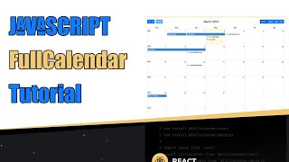 Full Calendar El mejor plugin para calendarios y eventos Vanilla JavaScript FullCalendar Plugin [upl. by Ramunni]