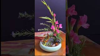 Gladiolus flowerarrangementideas flowermaking ikebana [upl. by Letnoj181]