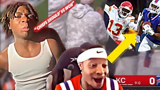 WOW Flight Reacts to CRAZY Kansas City Chiefs vs Buffalo Bills Game Highlights 2024 [upl. by Hambley]