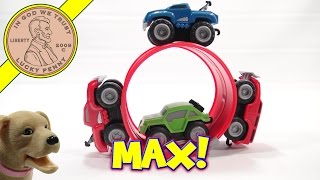 Max Tow Truck Mini OffRoad Playset Jakks Pacific It Pulls a 5lb Sledge [upl. by Alphonsa]