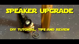 Speaker Upgrade for SABNEO V7 Warrior DIY Tutorial Tips and Review [upl. by Roddie193]