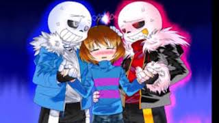 Fell Sans x Frisk [upl. by Easlehc]