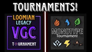 HUGE TOURNAMENT ANNOUNCEMENT FOR LL AND DW  Loomian LegacyDoodle World [upl. by Johppah477]