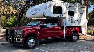 Kelderman Air Ride  Carlas F450 Truck and Camper Walk Around [upl. by Pritchard]