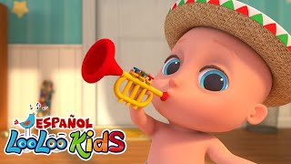 Pin Pon es un muñeco y Debajo de un Botón  Canciones Infantiles para niños  LooLoo Kids [upl. by Aneetsirk]