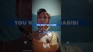 Hello Habibi Remix by Olamide ft Russ lyrics video editbrightyoungmedia afrobeats russ olamide [upl. by Jemmy]