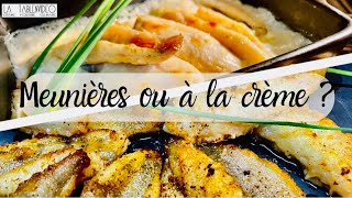 Mes recettes de filets de perche meunières et à la crème [upl. by Ellehcrad]