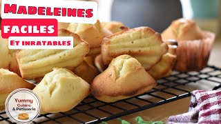 Madeleines faciles et inratables  recette sans beurre [upl. by Notwen]