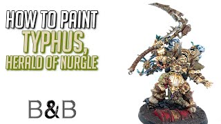 How to Paint Typhus Herald of Nurgle [upl. by Mable170]