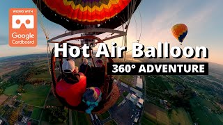 Hot Air Balloon Ride in 360 [upl. by Furtek]