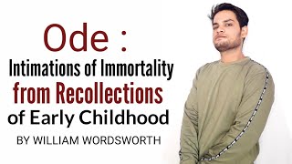 Ode Intimations of Immortality from Recollections of Early Childhood BY WILLIAM WORDSWORTH in Hindi [upl. by Aman363]