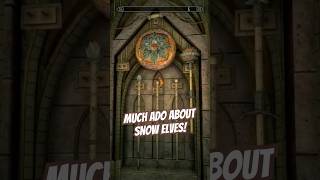 Much Ado About Snow Elves Displays  Aces Modded Skyrim Playthrough Shorts skyrimmods skyrim [upl. by Spratt106]