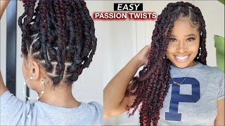 2 Hour EASY CROCHET PASSION TWISTS cheat method [upl. by Aleac]