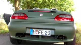 MGF MGTF TT MK4 Exhaust [upl. by Roice]