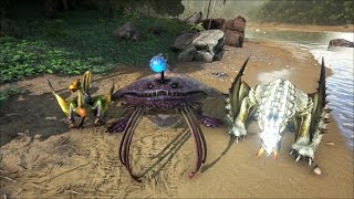 EIN SÄBELZAHNDRACHE EINE ENTE UND EIN ANGLERFISCH  Monster Hunter Mod  ARK Timgerman [upl. by Arhna]