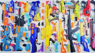 Collecting Tembak Tembakan 7 Sniper Rifles AK47 SUB MACHINE GUN ROBO GUN BLASTER NERF M16 ROCKET GUN [upl. by Seema365]