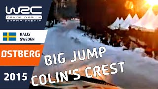 ØSTBERG onboard Rally Sweden 2015  Vargåsen stage WITH COLINS CREST  Citroën DS3 WRC [upl. by Elleinod370]