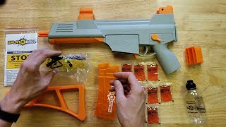 Whats In The Box SPLATRBALL Gel Blaster Unboxing and Initial Review  US version of WELLS G36c [upl. by Harhay]