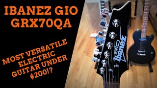 Ibanez GIO GRX70QA Sound Demo no talking [upl. by Pardner]