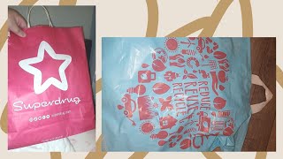 HOME BARGAINS AND SUPERDRUG HAUL [upl. by Maria]