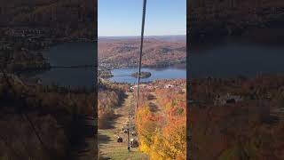 Mont Tremblant fallseason autumn scenery nature canada shortvideo [upl. by Albina]