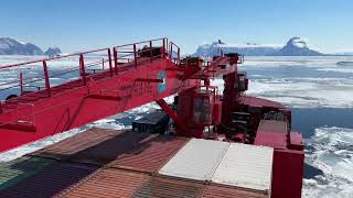 Maleraq Arctica is the first ship to sail to Uummannaq 2024 GreenlandiceUummannaq [upl. by Yrrej]