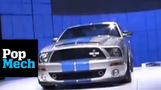 2008 Ford Shelby Cobra GT500KR at the New York Auto Show  PopMech [upl. by Wagoner]