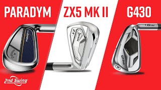 2023 GOLF IRONS  PING G430 vs CALLAWAY PARADYM vs SRIXON ZX5 MK II [upl. by Corry]