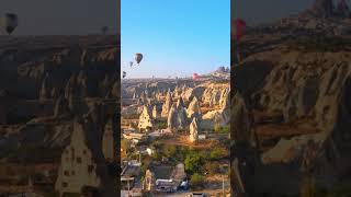 Colorful hot air balloons over Cappadocia [upl. by Yunick342]