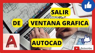 🚦como SALIR de una ventana gráfica o viewport en AutoCAD y Civil 3d [upl. by Furr]