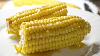 Pannocchie  in 610 nel microonde  Corn on the cob EasyRecipe [upl. by Mcclary]