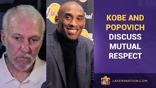 Kobe Bryant Impersonates Gregg Popovich Discuss Their Mutual Respect [upl. by Beitnes]