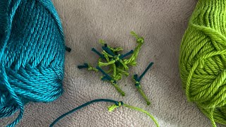 Join yarn using the thumb method [upl. by Bywaters96]