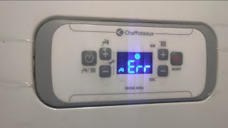 Erreur 602  Problème Chaudière Chaffoteaux  Reset  coupure eau chaude  programme [upl. by Saberio646]