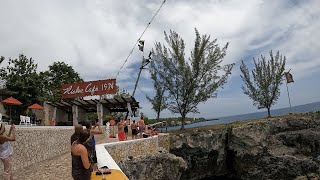 Ricks cafe Jamaica Cliff Jumping [upl. by Drake217]