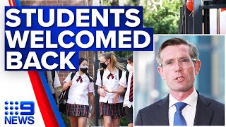 NSW school students finally return after lockdown  9 News Australia [upl. by Netsyrk]