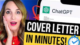 WRITE YOUR COVER LETTER IN MINUTES WITH 4 EASY AI CHATGPT PROMPTS [upl. by Au]