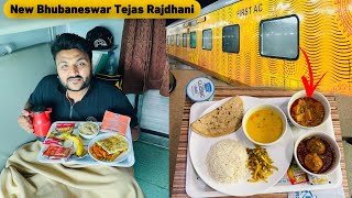 New Tejas Rajdhani First Class Review  Bad IRCTC Food  Delhi to Bhubaneswar  Indian Railways [upl. by Lielos811]