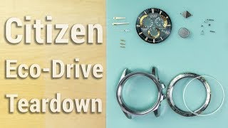 Tearing Down a Radio Controlled Citizen EcoDrive [upl. by Adelle933]