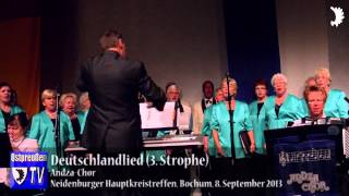 Ostpreußenlied und Nationalhymne Neidenburger Hauptkreistreffen 2013 [upl. by Ika]