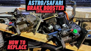 How To Replace the Brake Booster HydroBoost Astro  Safari [upl. by Wolfy875]