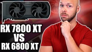 AMD RX 7800 XT vs AMD RX 6800 XT Pros and Cons [upl. by Sakhuja]