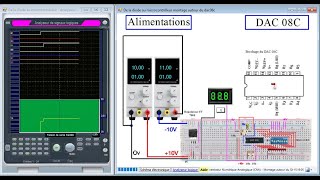 Simulation dun convertisseur numérique analogique [upl. by Ishmael691]