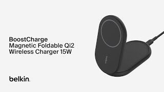 Belkin BoostCharge Magnetic Foldable Wireless Charger [upl. by Rutledge453]