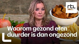 Dit is waarom gezond eten duurder is dan ongezond eten  RTL NIEUWS [upl. by Aikan]