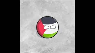 Israel vs Palestinians technomahir countryballs viralvideo [upl. by Adehsar]