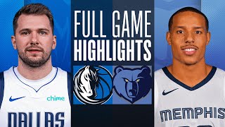 MAVERICKS at GRIZZLIES  FULL GAME HIGHLIGHTS  October 30 2023 [upl. by Lux786]