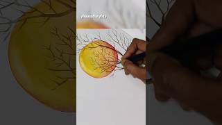 World watercolour monthart shorts watercolor subscribe [upl. by Casanova]