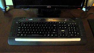 Saitek Eclipse III Backlit Multimedia Keyboard Review [upl. by Deacon363]