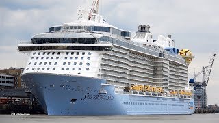 SPECTRUM OF THE SEAS  start of the very first sailing under flag by RoyalCaribbean  4KVideo [upl. by Delilah]